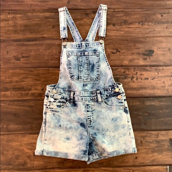 Justice Other - White Washed Overalls